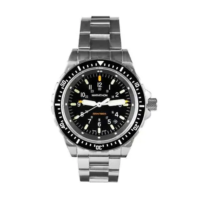 Marathon JSAR Military Issue Dive Watch W/ Steel Bracelet + 2pc Strap + 2 Yr NEW • $1419.46