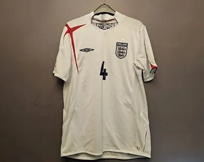 Official England World Cup 2006 M Shirt Gerrard 4 Rare Near Mint • £32.99