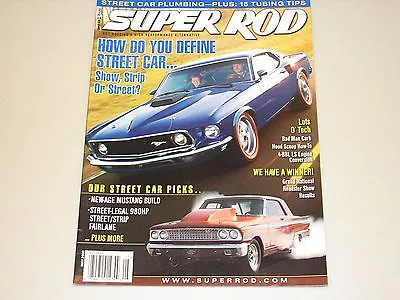 SUPER ROD May 2008 980 HP STREET LEGAL FAIRLANE '69 MUSTANG + MUCH MORE HOT ROD • $12.50