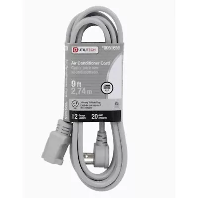 Utilitech 0051659 9-ft 12/3 3-Prong SPT-3 Heavy Duty General Extension Cord • $14.99