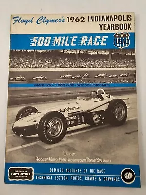 1962 Floyd Clymer's Indianapolis Indy 500 Yearbook RODGER WARD Racing Winner • $24.99