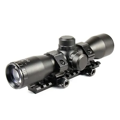 Compact 4x32 Scope + Rings + Picatinny Mount For Mossberg 500 590 835 • $49.99