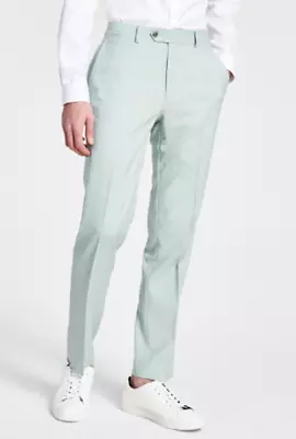 Bar III Men's Slim-Fit Green Wool Suit Pants 30 X 32 • $20.78