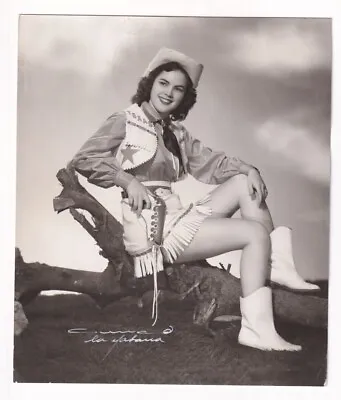 STUNNING YOUNG SINGER & MISS TEXAS JACKIE FERRIS CUBA 1950s ARMAND Photo Y J 338 • $14.39