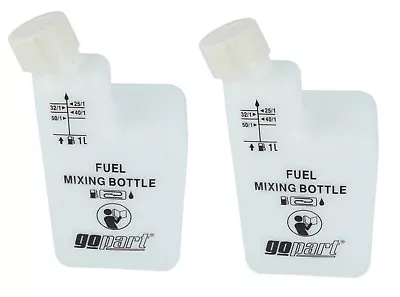 2 Stroke Mixing Bottle Suitable For 25.1 40.1 50.1 Oil Fuel Mix Pack Of 2 • £10.98