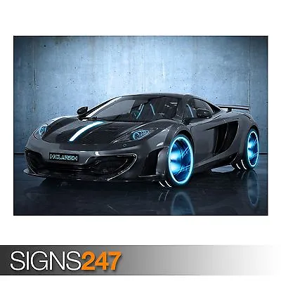 MCLAREN MP4-12C (AA266) CAR POSTER - Photo Picture Poster Print Art A0 To A4 • £6.25