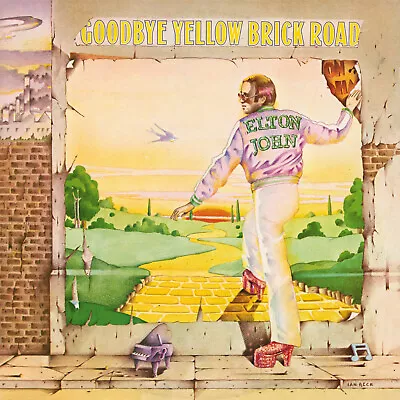 Elton John Goodbye Yellow Brick Road 12x12 Album Cover Replica Poster Print • $22.99