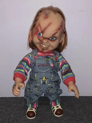 Child's Play - Scarred Chucky 15  Good Guy Action Talking Figure With Sound • $69.99