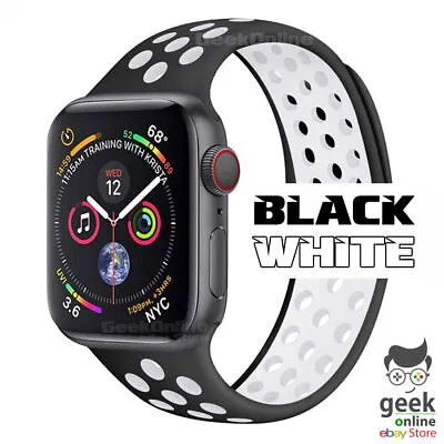 $6.49 • Buy For Apple Watch IWatch Sports Band Strap Series 8 7 6 5 4 3 2 SE 38 40 42 44 45