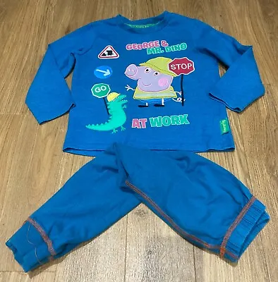£4 • Buy Boys George Pig And Mr. Dino Pyjama Set Size 2-3 Years