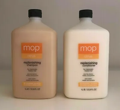 $62.99 • Buy Mop Citrus Replenishing Shampoo Conditioner Duo 33.8 Oz   New Fresh