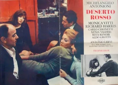 RED DESERT Italian 1F Movie Poster B MICHELANGELO ANTONIONI MONICA VITTI 1965 • $450