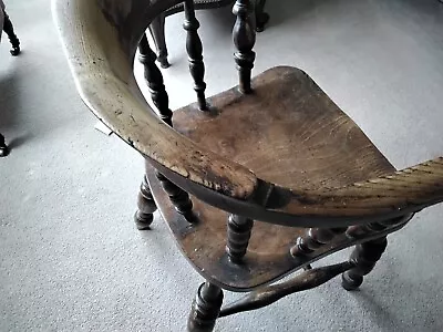  Antique Chair In Pine And Elm   Captains • £45