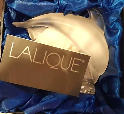 Lalique Dolphin  Signed  X Display In Our Shop -super Gifts/investments Boxed • £375