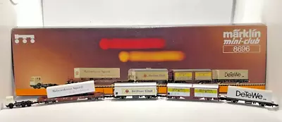 Z Scale Marklin 8696 Northern German Freight Car Set Original Box • $200.12