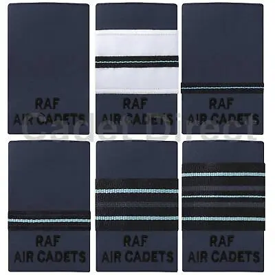£5.95 • Buy RAF Air Cadets Officers Rank Slides No 2 Dress, Dark Blue
