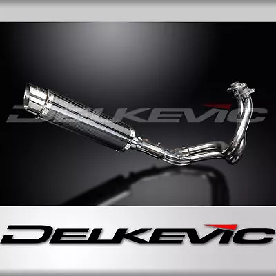 KAWASAKI KLE650 VERSYS 2007-14 FULL EXHAUST 350mm CARBON ROUND BSAU SILENCER • £344.99