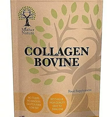 Collagen 600mg Capsules Bovine Collagen Powder Hair Nails Anti-aging Skin Care • £5.90