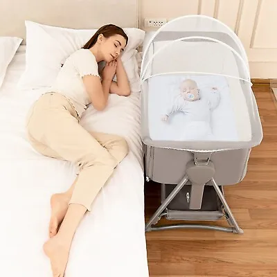 Steanny Baby Sleeping Bed Bassinet Portable Travel Cribs Newborn Beside Sleeper • $135.20