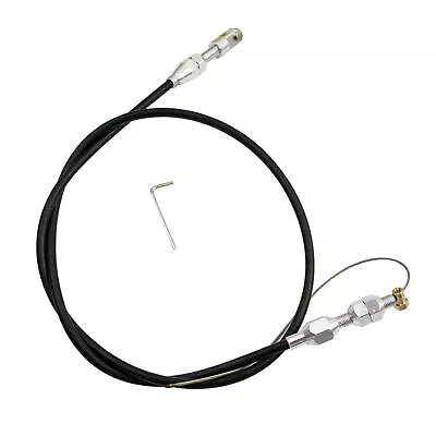 36  Adjustable Auto Throttle Cable Accelerator Cable Modified Replacement Black • $22.28