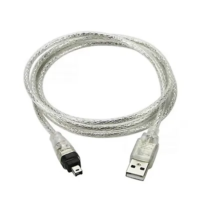 £4.79 • Buy 1.5M USB Male To 1394 4Pin Data Transfer Male Cable Cord DV Camera Converter