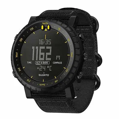 SUUNTO Core SS050276000 Black Yellow 3ATM Azimuth Altitude Atmosphere Depth NEW • $135.41