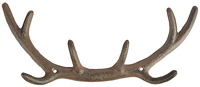 Antler Stag Deer Coat Hook Metal Shabby Chic  • £9.99