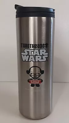 Star Wars Twisthead Coffee Tumbler Kinder Surprise 2013 Silver Travel Mug • $22.49