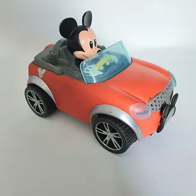Disney Mickey Mouse Toy Car Battery Powered No Remote Kids Fun Push Along Car • £12.99