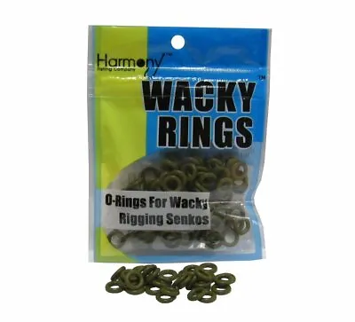 Wacky Rings - 100 O-Rings For Wacky Rigging 3  Senko/Finesse Worms • $8.99