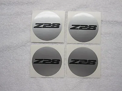 1996-2002 Camaro Z28 ZR1 Wheel Center Cap Decals - Silver W/Black Letters • $16.99