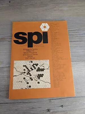 SPI Strategies And Tactics Catalog January-June 1973 Vintage Wargaming Magazine • $14.98