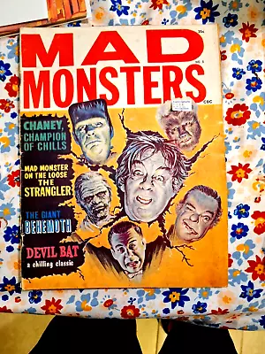 Mad Monsters #8 Charlton Magazine 1964 VG To Fine Condition ! • $25