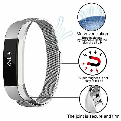 $8.99 • Buy Fitbit Alta HR Replacement Wristband Watch Band Strap Bracelet Stainless Steel