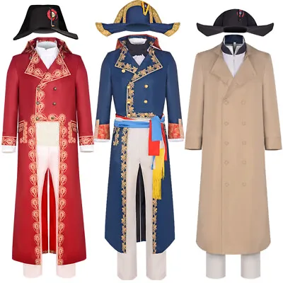 Cosplay 2023 Movie Napoleon Full Set Costumes Halloween Carnival Suits Outifts • £61.20