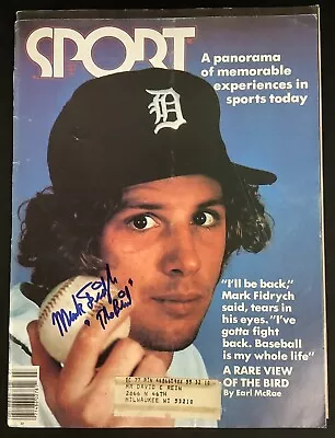 Mark Fidrych￼ Signed Sport Magazine July 77 Tigers Baseball Auto JSA The Bird • $89.99