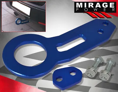 Universal JDM Rear Tow Hook Hitch Kit Set CNC Aluminum Alloy Anodize Blue • $15.99