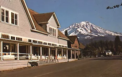 Postcard CA McCloud California Street & Mountain View 1980 Vintage PC J6317 • $3