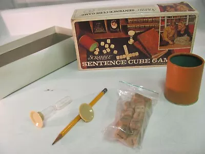 Game - Scrabble Sentence Cube Game - Vintage - Selchow & Righter • $11.99