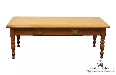 ETHAN ALLEN / BAUMRITTER Heirloom Nutmeg Maple 46  Accent Coffee Table • $624.99