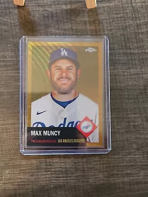 2022 Topps Chrome Platinum Anniversary Max Muncy  Dodgers  Gold Wave 1/50 • $2.25