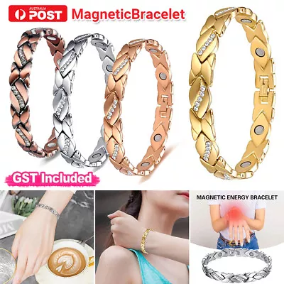 Magnetic Bracelets For Women Arthritis Pain Relief Therapy Bangle Jewelry AU • $6.19