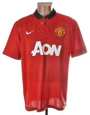 Manchester United 2013/2014 Home Football Shirt Jersey Nike Size L Adult • $31.49