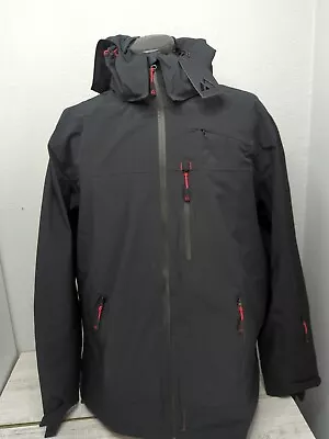 Apricoat Men's Jacket In Black With Removable Hood Size Small • $120