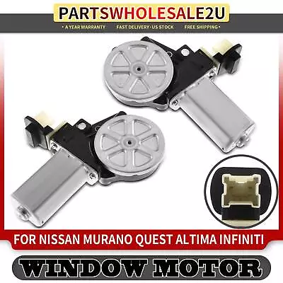 Front Left & Right Window Lift Motor For Nissan Altima Quest Infiniti FX35 G35 • $58.89