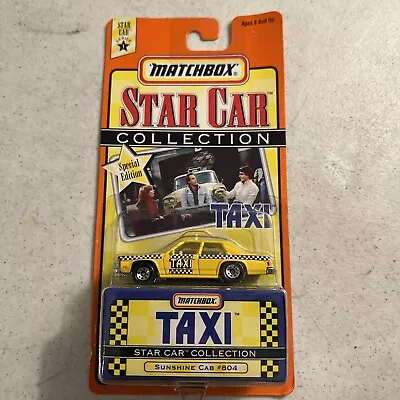 Matchbox Star Car Collection - Taxi Sunshine Cab #804 Yellow - SPECIAL EDITION • $6.99