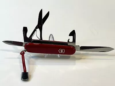 Victorinox 91mm Super Tinker SAK New Custom Red Plus Scales FREE SHIPPING • $47.50