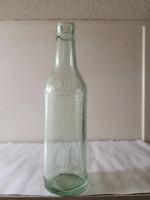 $3.60 • Buy Antique Beaufont Company Soda Bottle 1920's Aqua Richmond, VA.