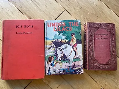 Louisa May Alcott 3 Book Bundle Jo's Boys Little Women Under The Lilacs • £7.99