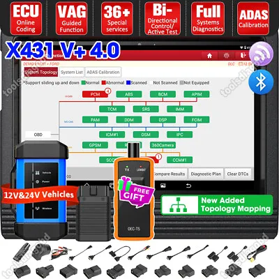 LAUNCH X431 V+ HDIII PRO PRO3S+ HD3 Car Heavy Duty Truck Diagnostic Scanner Tool • $1439